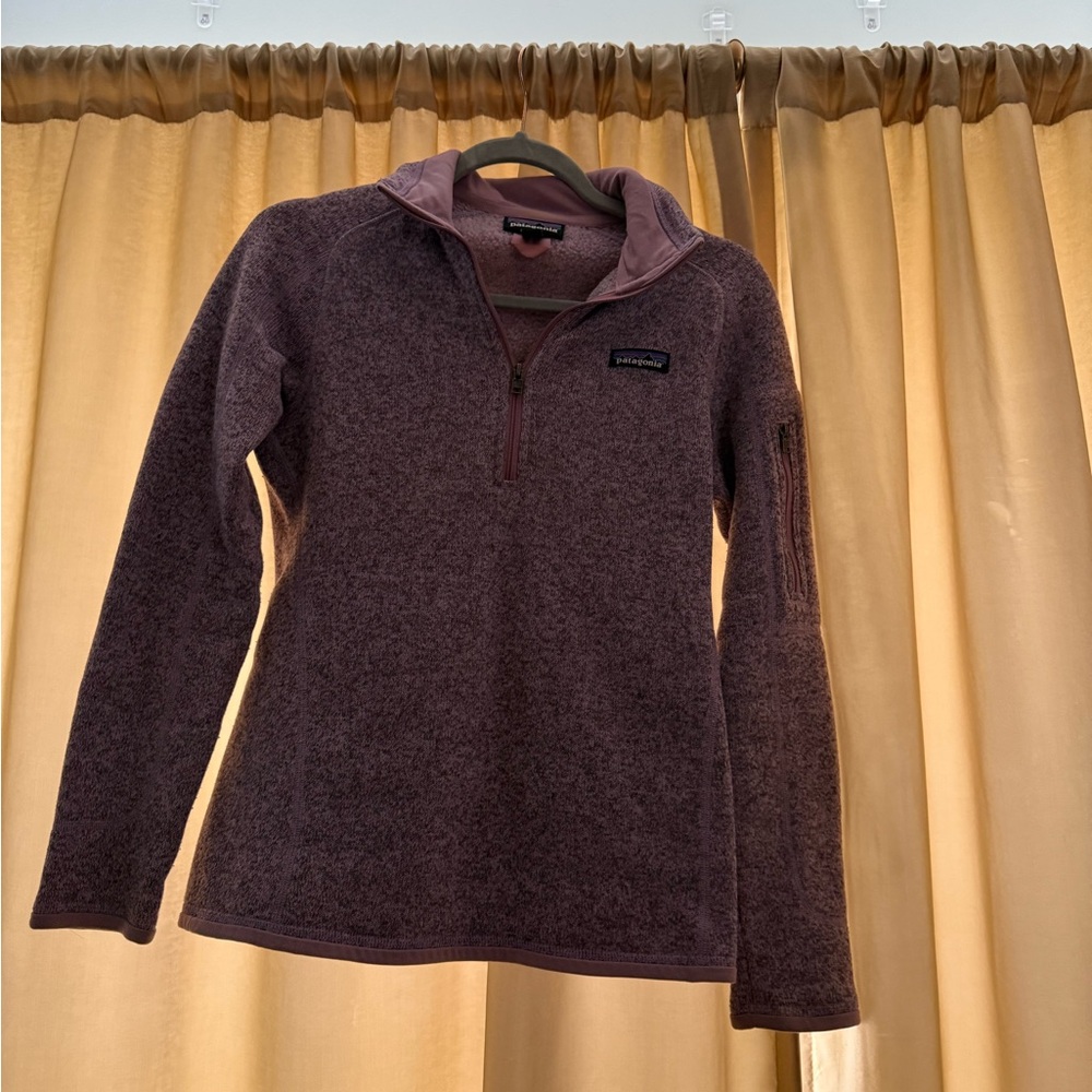 Patagonia Purple Quarter-Zip Pullover
